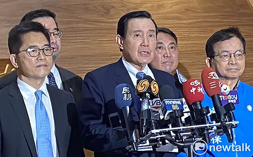 口誤說「中華民國」？ 馬英九笑而不答 賴士葆代回 :「故意的啦！」