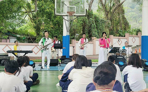 國宴水準爵士樂團關懷原鄉 和平國中師生美妙音樂饗宴