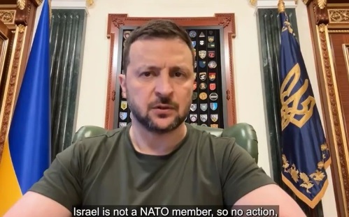 (影) 美、英、法助以攔截伊朗無人機、導彈 澤連斯基吃味了：不能厚此薄彼!