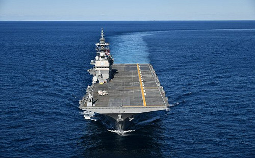 日期定了!日本準航艦「加賀號」9/17出發赴美 測試F-35B起降