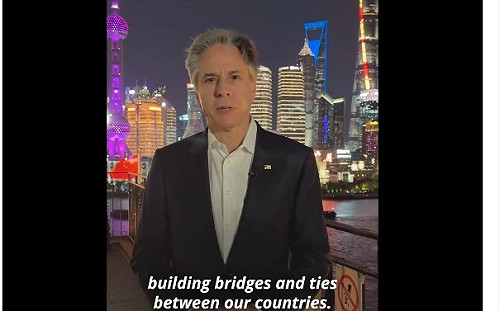打臉中國！布林肯訪中發推文 台海和平議題還是要談