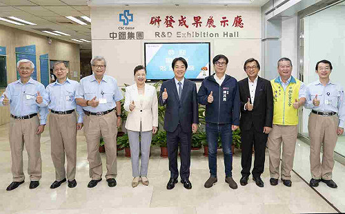 520前親臨視察中鋼 賴清德嘉許發展綠能與循環經濟