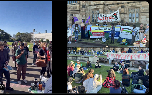 （影）抗議以「種族滅絕」！美50校逾600學生被捕 示威蔓延澳洲、法國