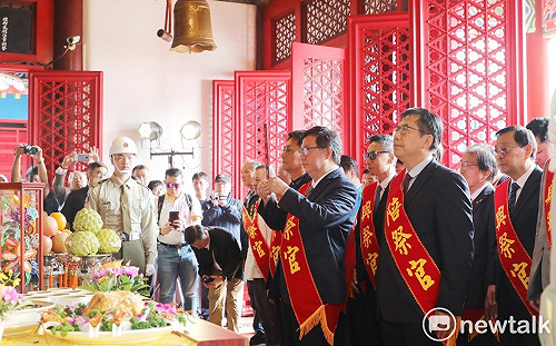 出席鄭成功來台363年中樞祭典  黃偉哲盼與中央繼續向前建設台南