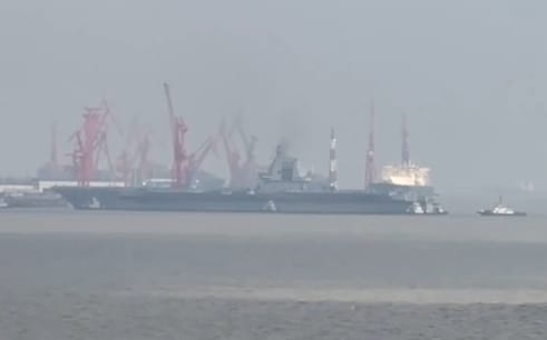 中國第三艘航母「福建艦」今海試 國軍偵獲7共艦台海周邊活動