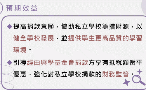 政院通過《私校法》修法 個人捐款可認列所得稅100%扣除額