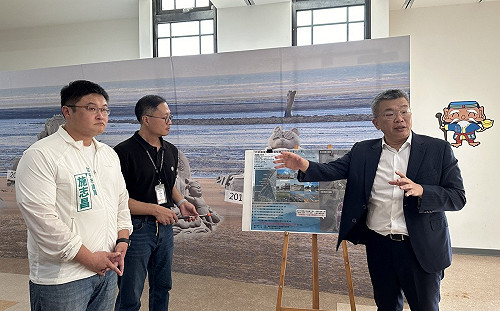 蔡其昌爭取六千萬 改善鐵砧山、濱海樂園環境