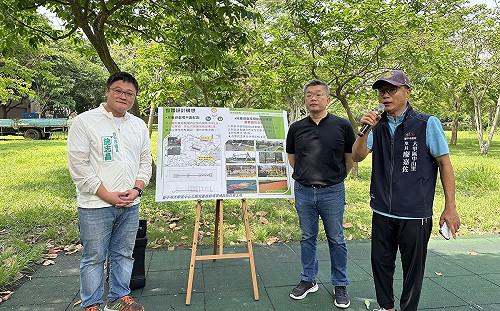 大甲中山公園兒童遊戲場設施老舊 蔡其昌爭取543萬整建
