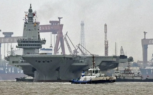 雙倍恐嚇! 除了福建號海試 還有這大艦將下水服役 可做電磁彈射準航母