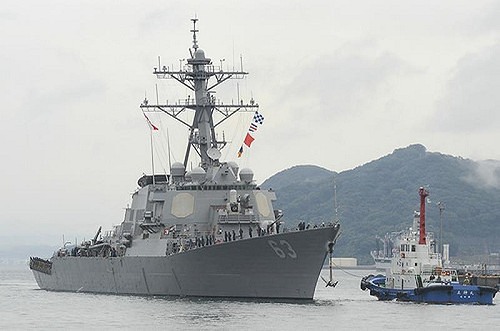 川普動作多劍指中國 驅逐艦駛入南海