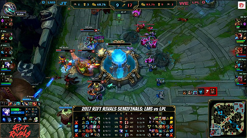 英雄聯盟洲際賽》中台準決賽 台JT吞第一敗