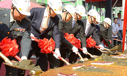 空戰部營舍動土 林全：照顧官兵生活目標