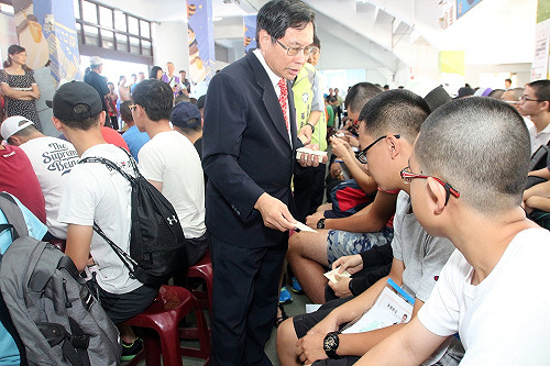 送役男入伍  涂醒哲勉勵多自我磨練