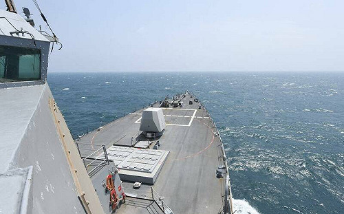 美軍第七艦隊驅逐艦海爾賽號520前夕通過台灣海峽！ 國軍全程掌握