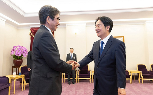 讚賴清德是資深政治家 日外交官垂秀夫：有這樣的總統很幸福
