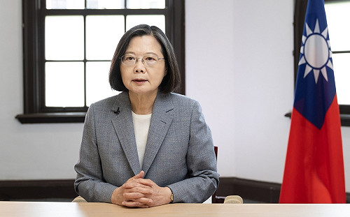 2024哥本哈根民主高峰會 蔡英文、賴清德錄影發表演說