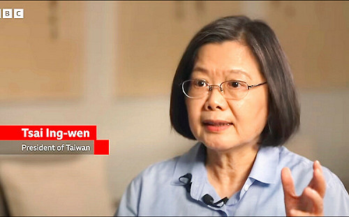 BBC專訪 蔡英文：習近平必須認清犯台開戰會拖慢中國發展數十年!