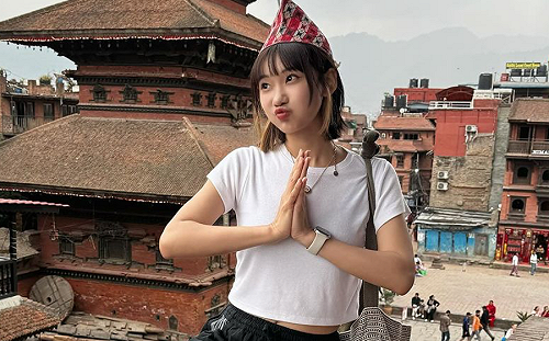 愛莉莎莎赴尼泊爾「花光旅費」！暖心原因曝光