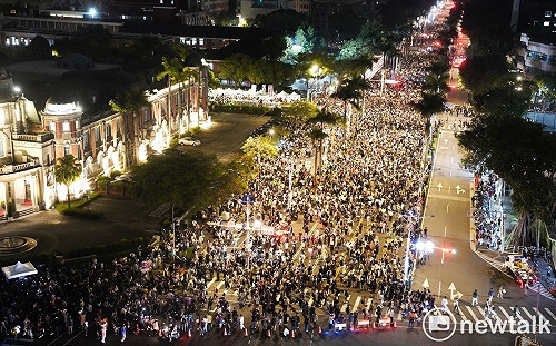 包圍立院沒10萬？！ 傅崐萁：警方統計1萬5000人