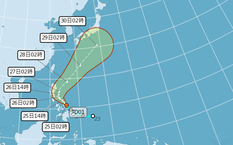 今年首颱艾維尼估今晚生成！吳德榮示警:慎防下週劇烈天氣