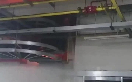 新竹豐邑晴空匯2勇消殉職 疑B1電纜線燃燒起火點畫面曝