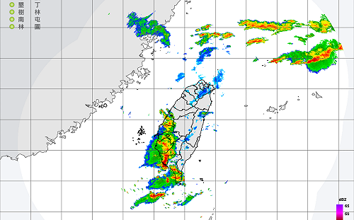 雲林以南6縣市小心大雨 雙北與花東熱飆36°C