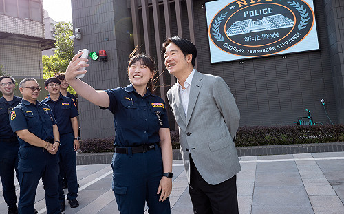 警察節前夕慰勉基層員警 賴清德允諾做後盾