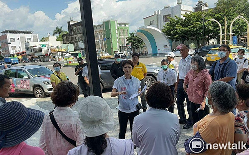 陳亭妃會勘促續認養後壁火車站停車場  規畫大凍山救難步道