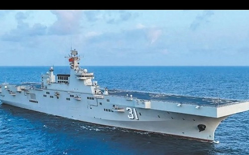 075與其他萬噸大驅齊現南海！ 威嚇菲律賓 中媒喊：下一個就是山東號