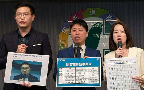 楊寶楨每月爽領11萬公帑 張顥瀚質疑謝國樑：毫無效益的標案