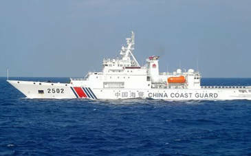 中日釣魚台海域對峙 日海保廳控中國海警接近日漁船