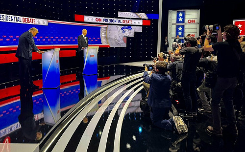 美大選辯論》拜登川普選前首度激辯 CNN卻拒白宮記者協會入場