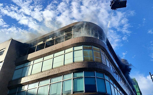 海霸王高雄分公司傳火警 無人受困起火原因待查