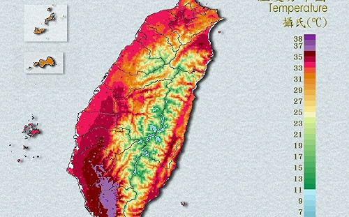 快訊》範圍擴大！17縣市高溫特報 南高屏「熱到發紫」