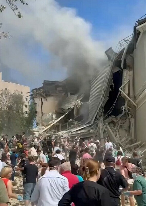 俄羅斯白天轟炸烏克蘭逾40枚飛彈釀36死! 全國最大兒童醫院被炸毀