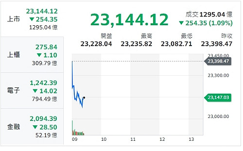 政局利空致美股續跌、台股續跌 分析師：「換登」不改短期股市波動