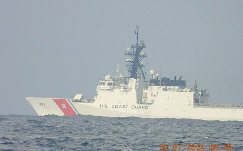 抗衡中國！美菲海巡在南海爭端海域演習