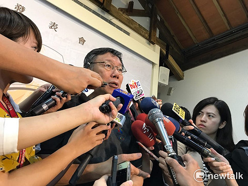 悼劉曉波被酸「兩岸一家親」 柯：中國應改進