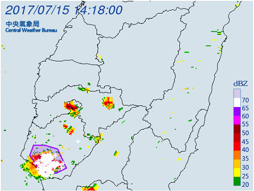 快訊》台南大雷雨警報！ 15:30前嚴防大雨