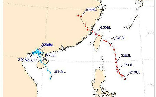 凱米估以中颱靠近台灣  氣象署：不排除登陸