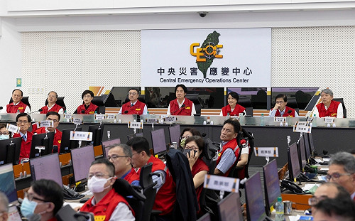 因應天氣不穩及災後重建 中央災害應變中心持續開設 