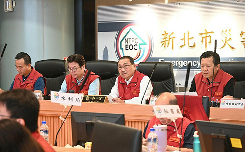 馳援南部災情 侯友宜指派人力、抽水機供中央調度