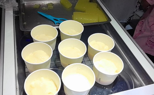 是真的！ 桃園放颱風假就發200碗豆花 今明先發100碗