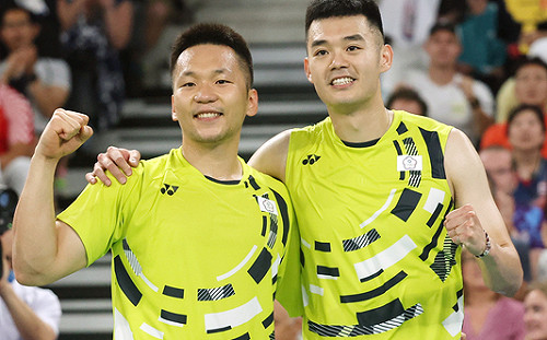 巴黎奧運羽球男雙 「麟洋配」擊敗丹麥強敵