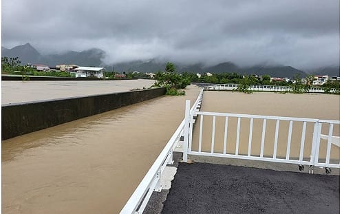 高雄水利及滯洪設施發揮功效  凱米強颱淹水面積僅莫拉克9.2%
