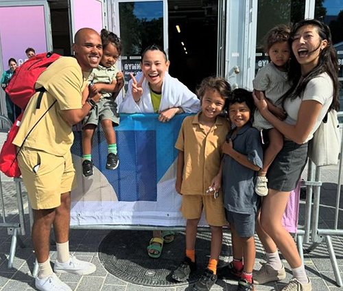 Rice＆Shine驚喜同框戴資穎！一家6口看奧運「加油喊到沙啞」