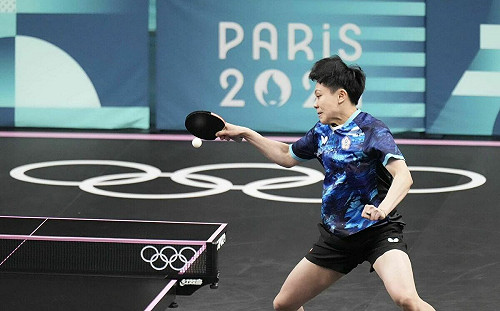 巴黎奧運桌球單打 林昀儒、鄭怡靜雙雙晉8強