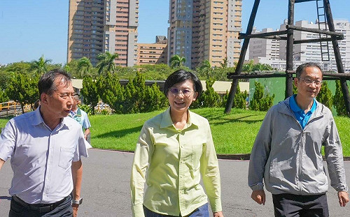 關心災後民生用水品質 林岱樺視察澄清湖淨水廠