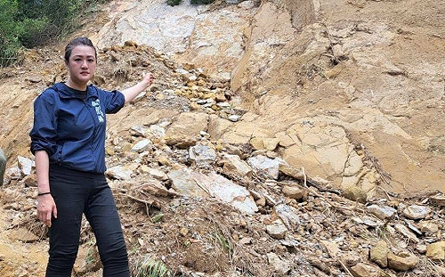 勘查大社觀音山災搶進度 高市觀光局拚下週搶通全區登山步道