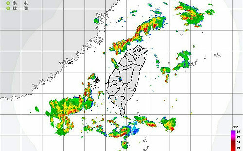 出現「天女散花」回波！鄭明典：今午後對流恐較猛烈